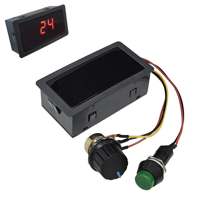 150W 6-30V DC모터 컨트롤러 모듈 5A PWM 속도조절 (HAM1930a)