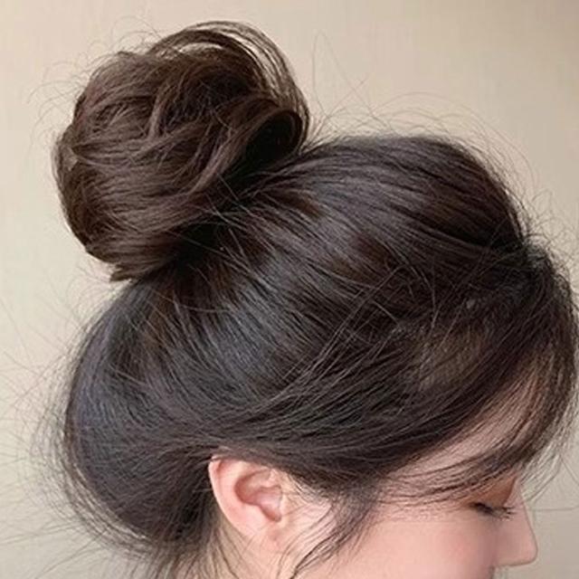볼륨업 당고머리 똥머리 여자 묶음머리 부분 가발