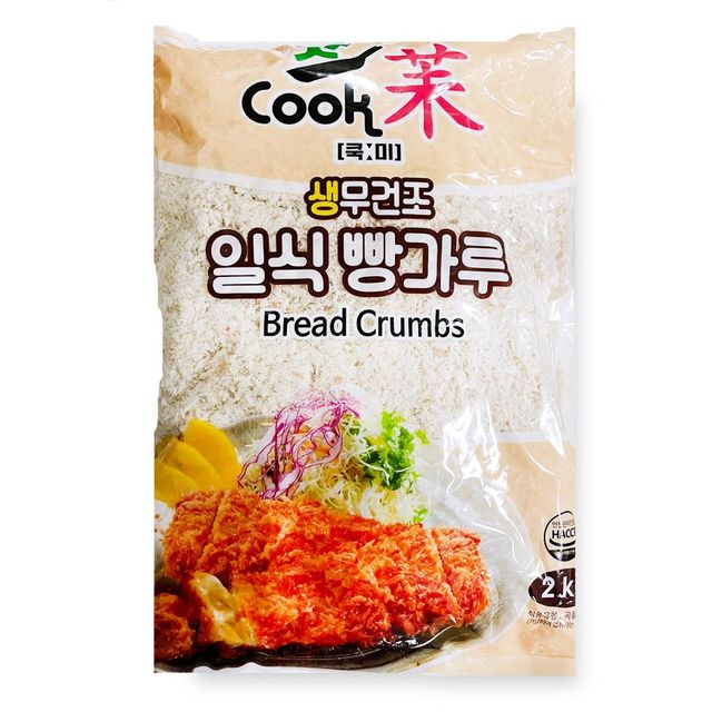 TBZ 튀김용 생무건조 일식 빵가루 2kg 냉동빵가루