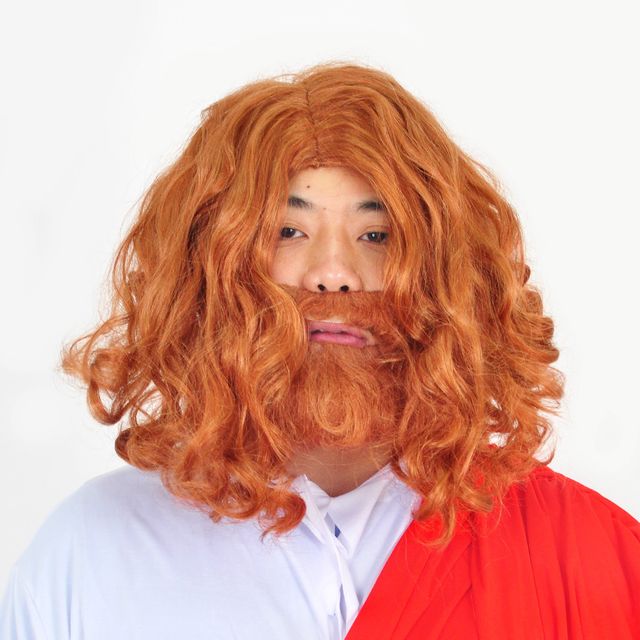 예수님 가발 파티용 교회 이벤트 연극 소품