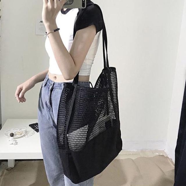 그물 망사 비치백 네트백 여름 가방 패션 숄더백