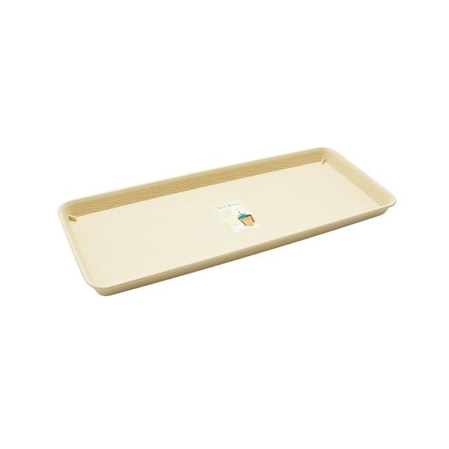 직사각화분받침 2호 베이지 (약39.6x2.8x16.5cm)
