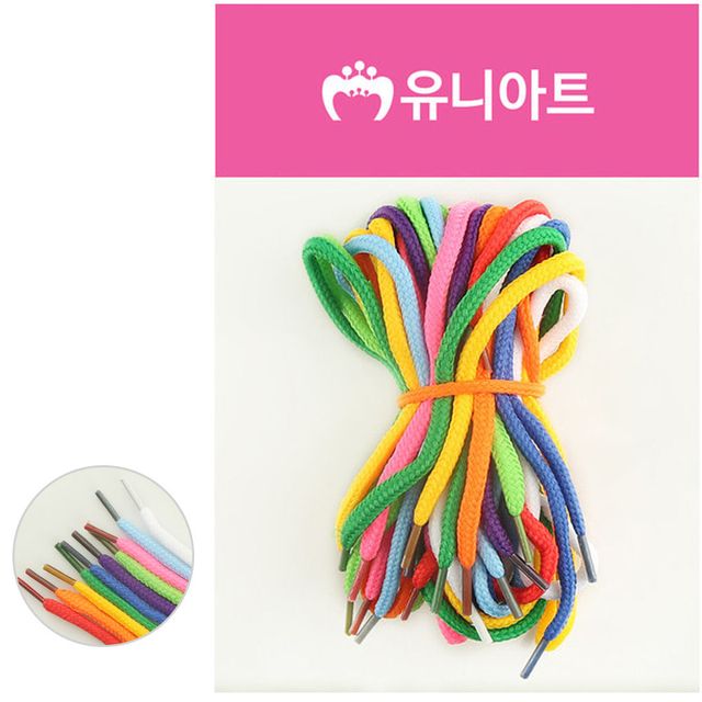 유니아트 운동화끈 혼합 색상 랜덤 택1 신발 소품