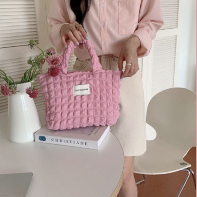 파스텔 샤베트 미니 토트백