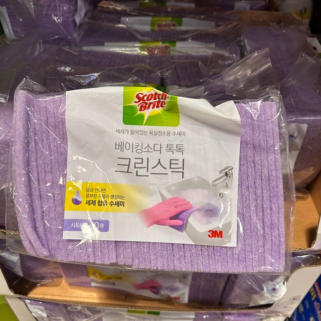 스카치 브라이트 베이킹소다 수세미 40매