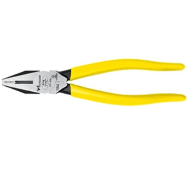 노란색 손잡이 플라이어 펜치 수공구 공구펜치 163mm