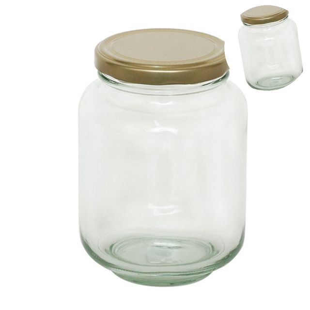 유리 식품보관용기 다기 유리병 저장용기 380ml