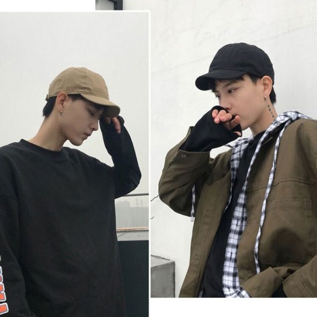 볼캡 모자 짧은챙 인기 야구모자 남자 여자 베이직 사계절