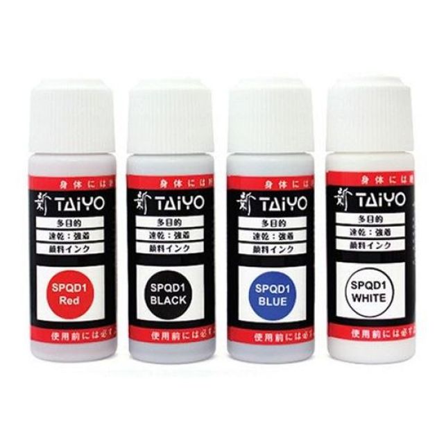 TAIYO PUSH형 불멸잉크 백색 - 스탬프패드용 고품질 리필잉크