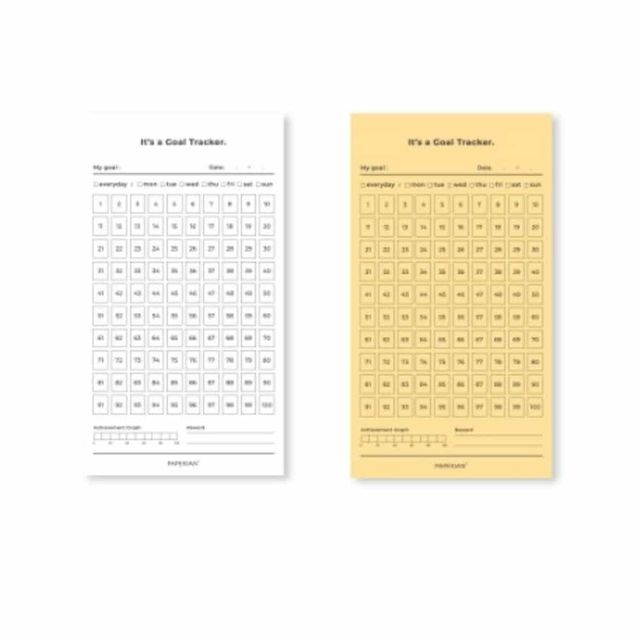 100일 플래너 12매 스케쥴노트 공부플래너