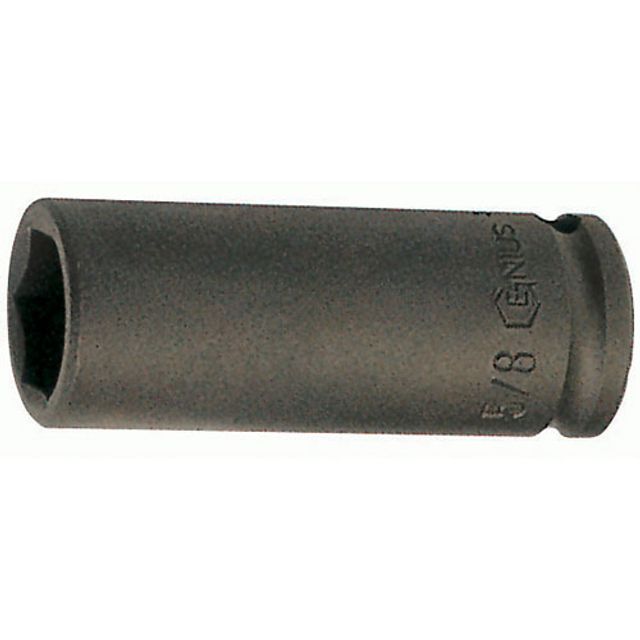 지니어스 육각 롱임팩트소켓 임팩소켓 복스알1/2x23mm