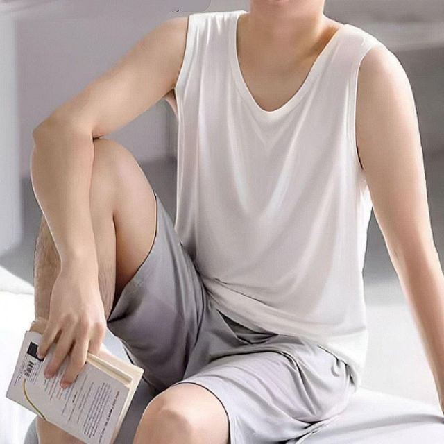 남성용 시원한 실내복 여름용 홈웨어