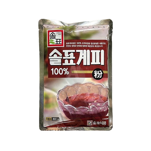 솔표식품 솔표계피 100% 200g X 50개