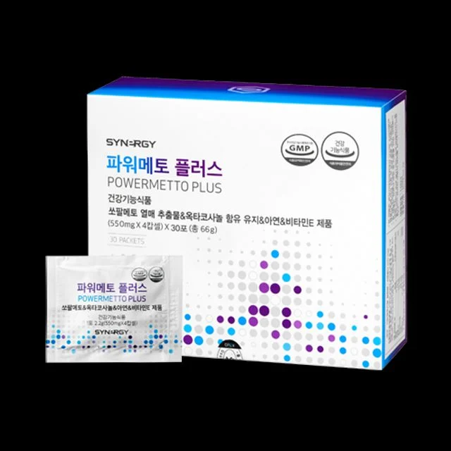 파워메토 플러스 500mg 4캅셀-30포(총 66g)