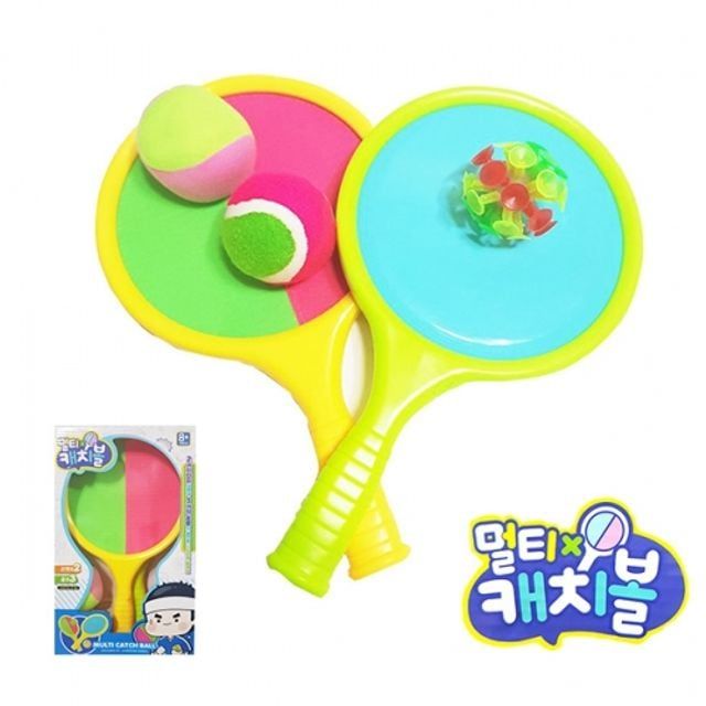 피크닉캐치볼 줄없는 미니민턴 레저용 유아운동세트 아빠랑