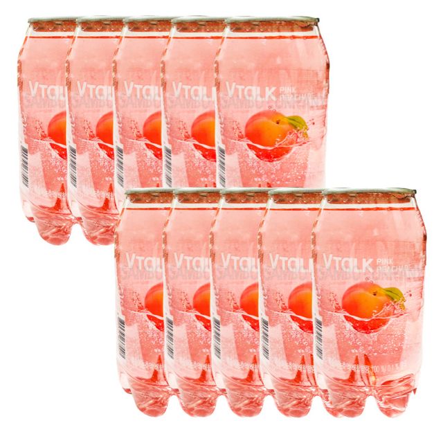브이톡핑크복숭아에이드 복숭아에이드(350ml) 10개