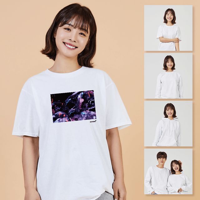 키밍 아이스 박스티 패밀리룩 라운드넥반팔티