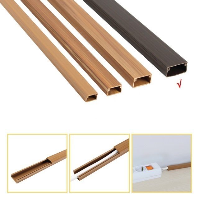 우드몰딩 사각(30mm) 1M 2p 덮개분리 배선정리