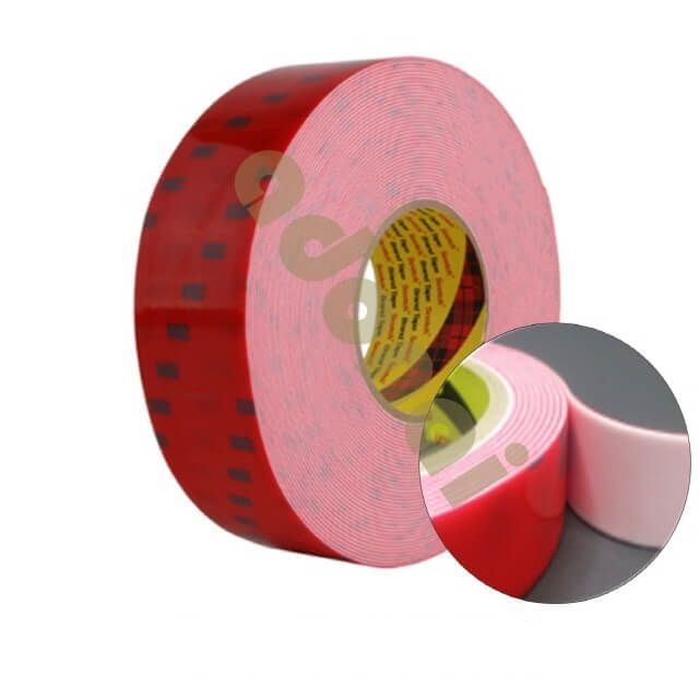 두꺼운 백색 양면 테이프 아크릴 스펀지 초강력 48mm 1개 초강력양면테이프