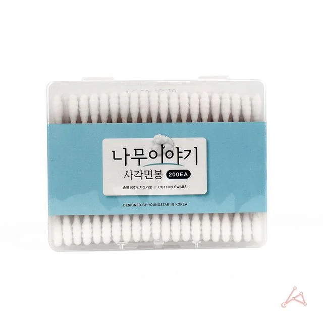 CH 사각면봉(200P)회오리형_7604