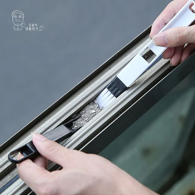 틈새 청소스틱 브러쉬 솔 쓰레받기 창문 키보드
