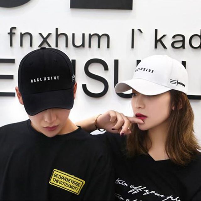 남녀 공용 커플 아이템 사이즈 조절 심플 모자 볼캡