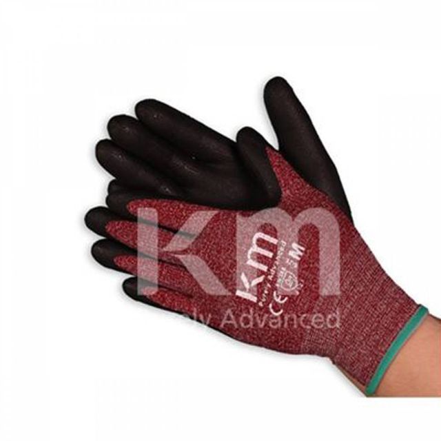 TBZ SQ-A157 GLOVE 산업용 작업 장갑 RED BLACK