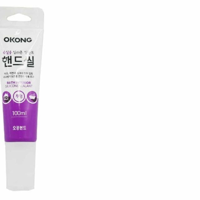 욕실용 실리콘 실란트 투명 100ml 세면대 보수용