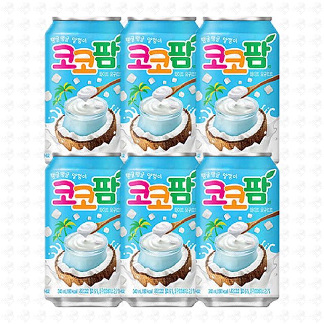 코코팜 화이트 요구르트 340ml 6개
