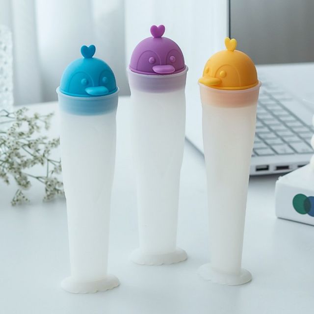 아이스크림몰드 실리콘 얼음틀 펭귄형 제빙기