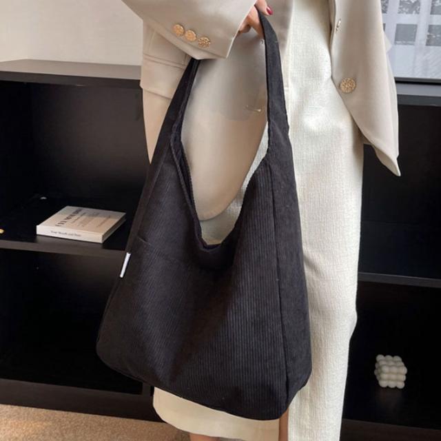 데일리 코듀로이 여자 숄더백 블랙 가방 인기 토트백