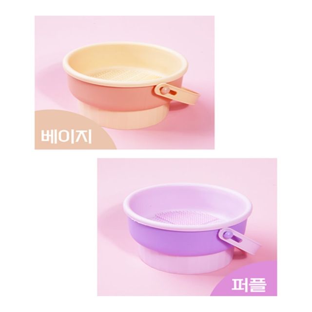 메이크업 브러쉬 세척 통 클리너 건조 케이스