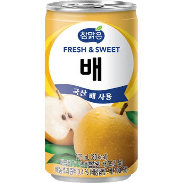 대일 참맑은 배 175mlx30캔