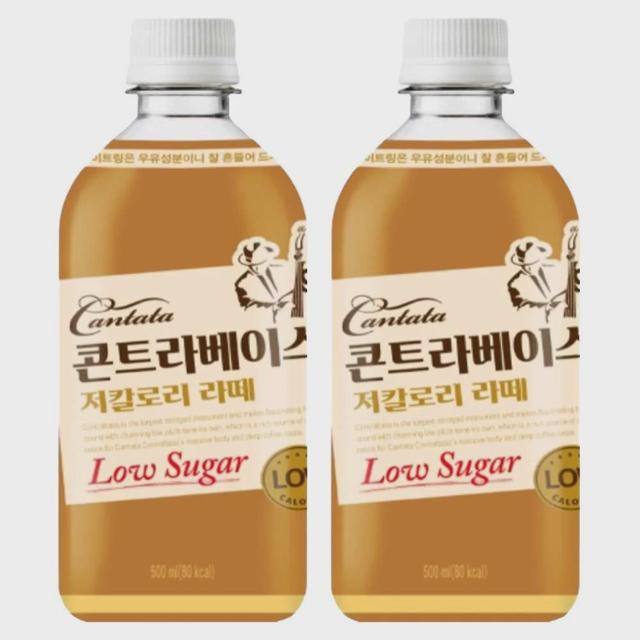 롯데 칸타타 콘트라베이스 라떼 500mlx24PET