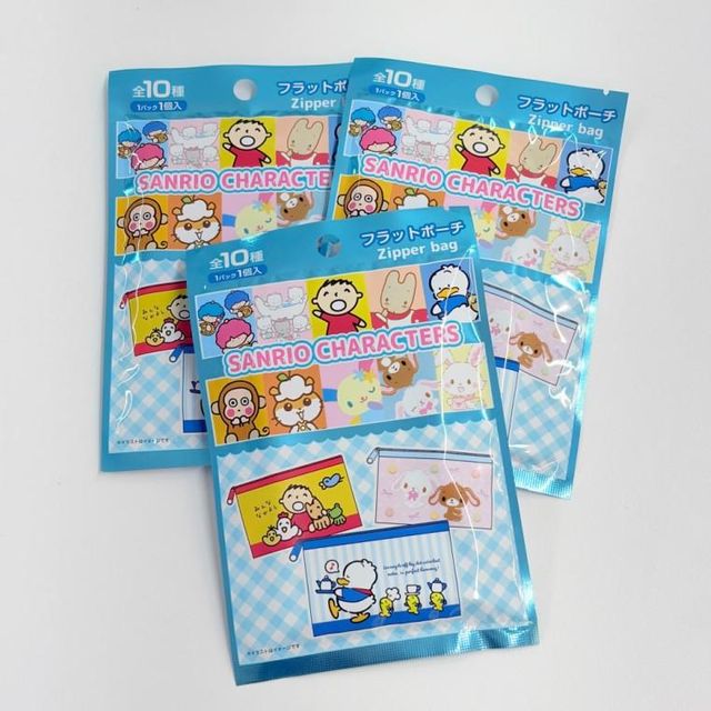 캐릭터즈 30주년 랜덤 미니 파우치 랜덤박스 가챠 투명 파우치 카드지갑