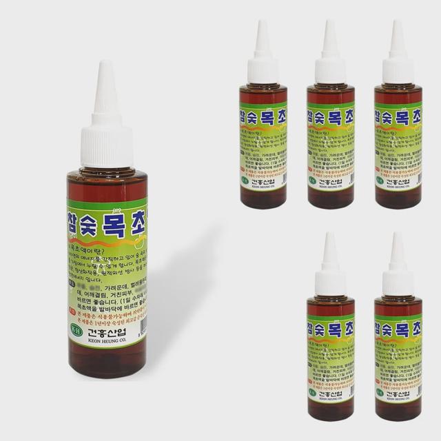 국산 참숯목초액 x(6개) 110ml 숙성 목초원액 발관리