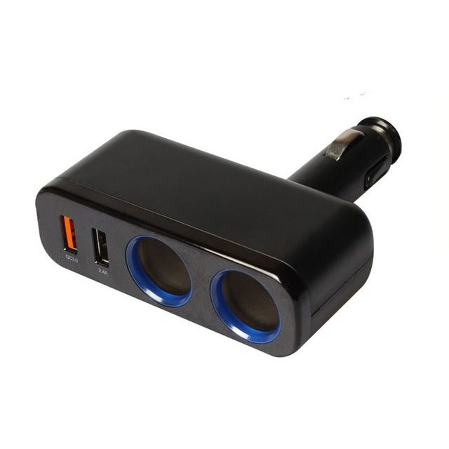 릿츠 S32 퀄컴 고속충전 2소켓+2USB (플러그일체) /
