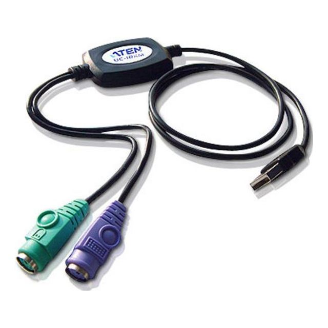 PS/2 to USB 어댑터 KVM 변환 윈도우 리눅스 호환 네트워크용