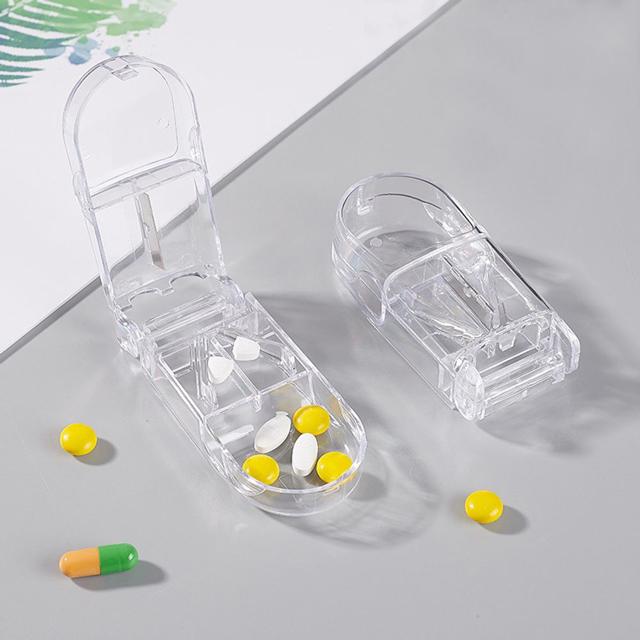 투명 알약 커팅 자르기 약 절단기 케이스 통 DD-11907