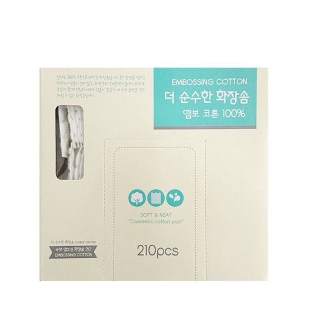 화장솜 210매 토너 메이크업 매니큐어 순면