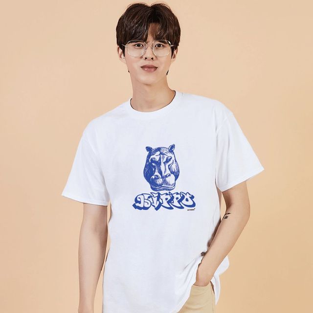 키밍 맨투맨 후드티 하마 흰색티 예쁜티 학생반팔