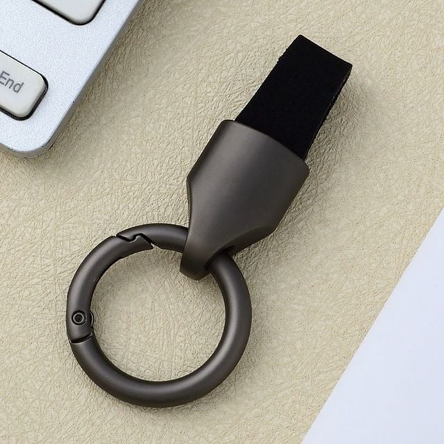 가죽 자동차키링 키홀더 열쇠고리 블랙