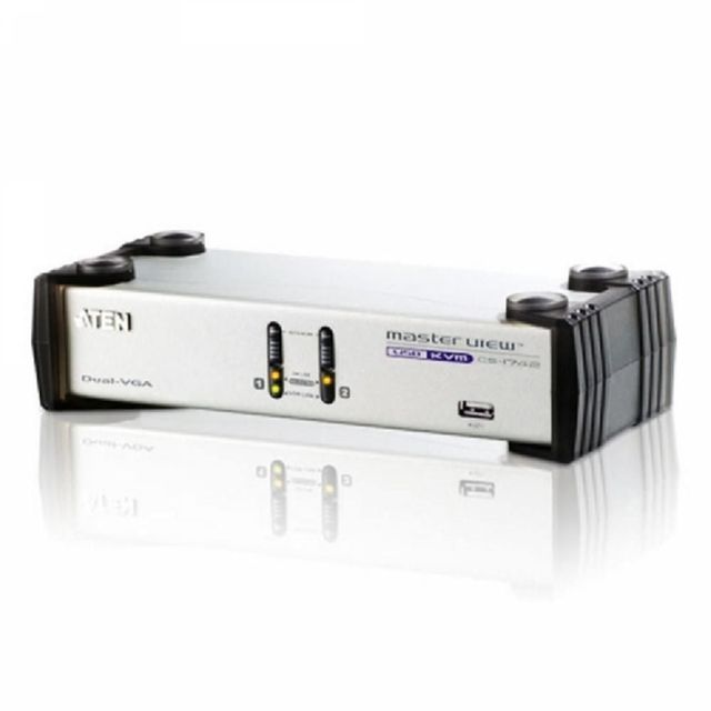 VGA 지원 듀얼모니터 연결 KVM 스위치