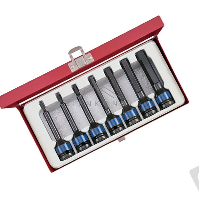 렌치어댑터 임팩드릴아답타 롱임팩육각비트소켓 세트 1/2 7PC (MM) 4457MP