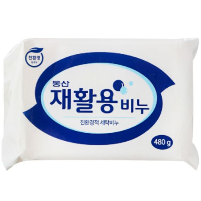 크리오 동산 재활용 세탁비누 480g 1개 빨래비누