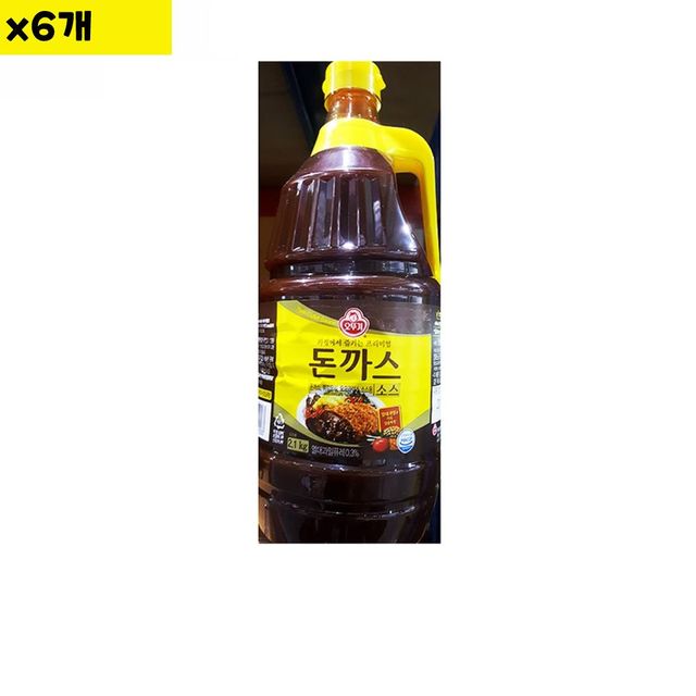 오뚜기 돈까스소스 2.1Kg x6개 식자재 대용량 도매