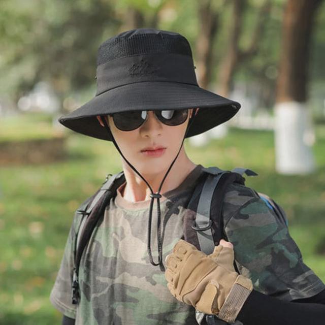 남성용 등산 낚시 모자 아웃도어 정글모 부니햇 자외선 차단