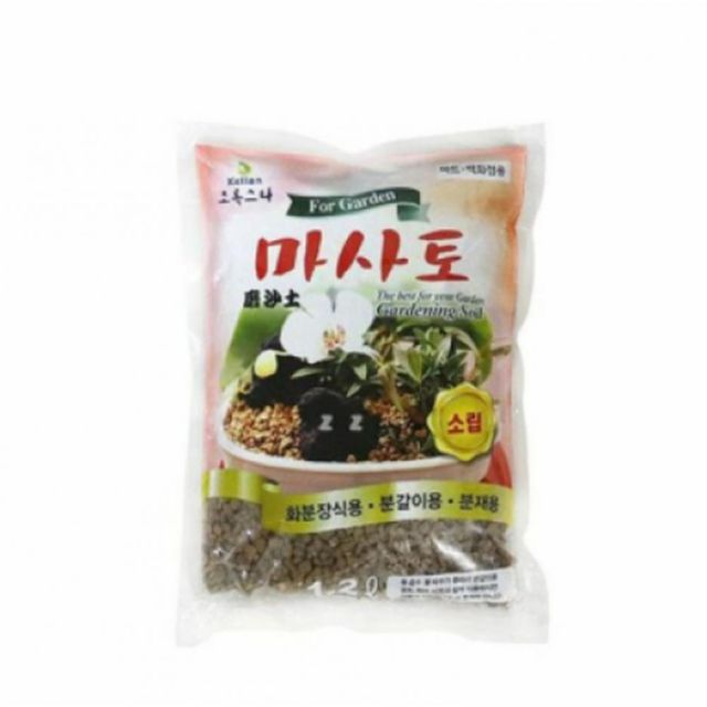 화분장식 분갈이용 마사토(소립) 1.2L 채소심는흙
