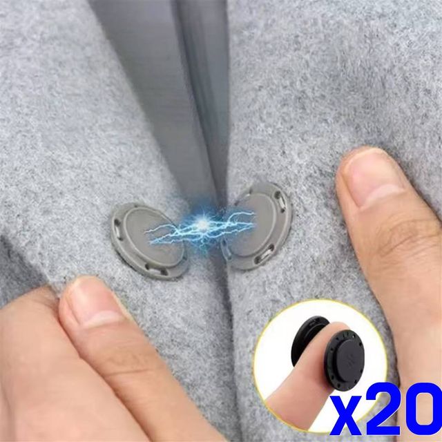 TBZ 플라스틱 자석단추 가방수선 의류자석단추 21mm x20개