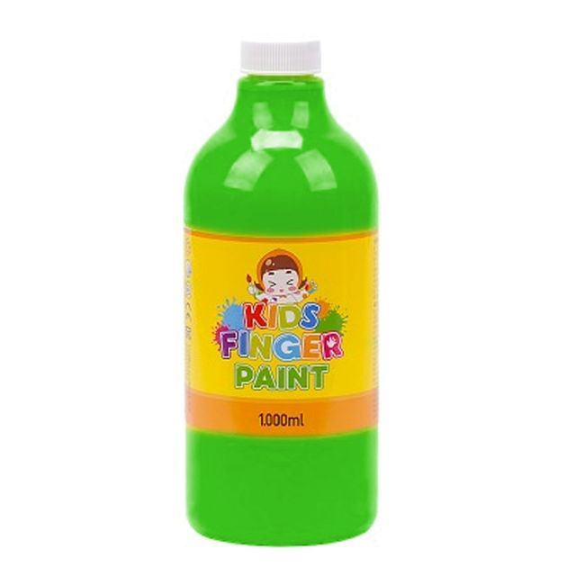 핑거페인트 낱색 1000ml 미술놀이 연두색